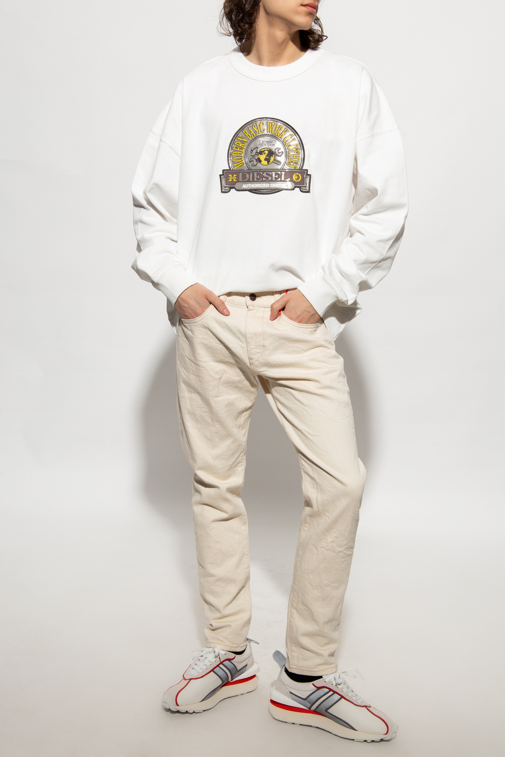 Vans patchy crew online sweatshirt